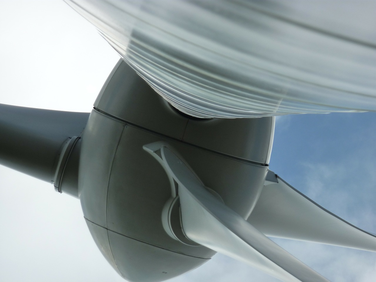 Wind turbine closeup