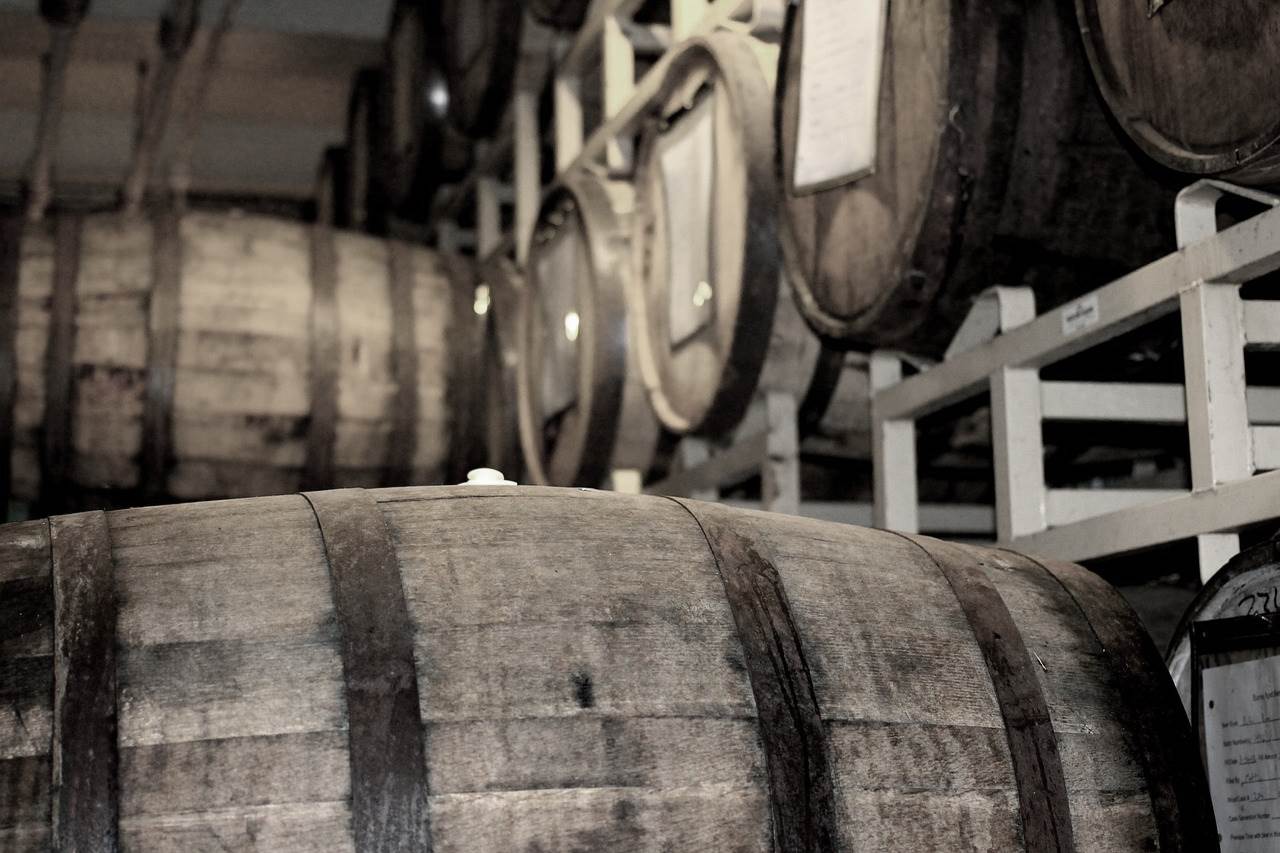 Whisky barrels