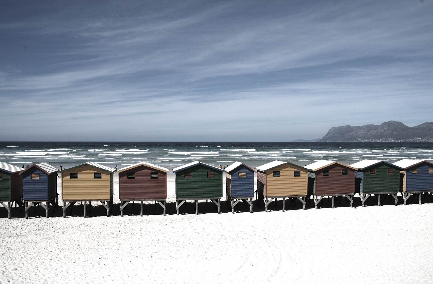 Beach huts