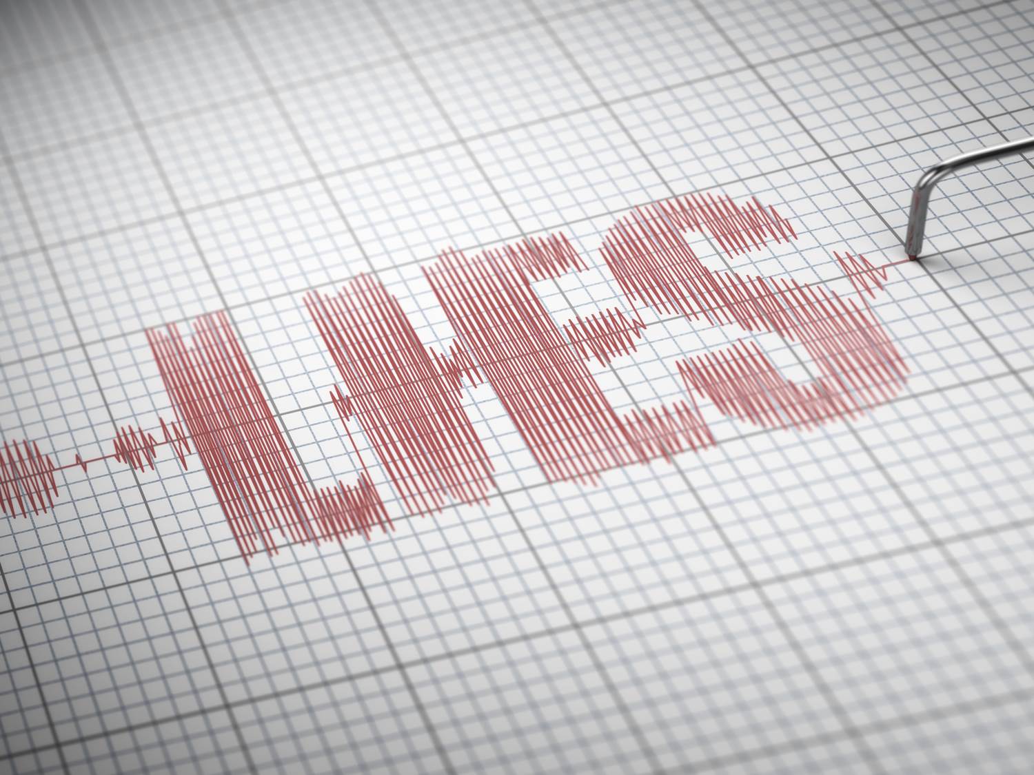 Lie detector test spelling out 'lies'