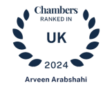 Chambers Ranked in UK 2024 | Arveen Arabshahi
